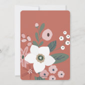 Kerstavond met Drink en neus Feestdagenkaart (Achterkant)