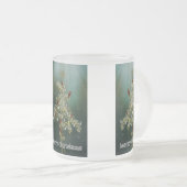 Kerstavond met Goldenrode en zongvogels Matglas Koffiemok (Voorkant rechts)