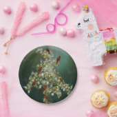 Kerstavond met Goldenrode en zongvogels Papieren Bordje (Feest)