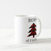 Kerstavond met kerstbomen koffiemok (Voorkant rechts)