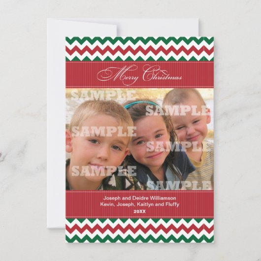 Kerstavond met kerstgraten feestdagenkaart (Voorkant)