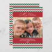 Kerstavond met kerstgraten feestdagenkaart (Voorkant / Achterkant)