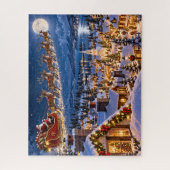 Kerstavond met Kerstman Legpuzzel (Verticaal)