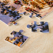 Kerstavond met Kerstman Legpuzzel (Zijkant)