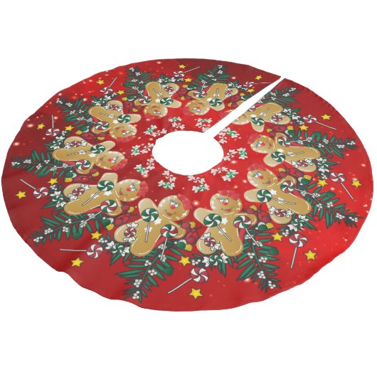 Kerstavond met ontbijtkoek kerstboom rok (Gekanteld)