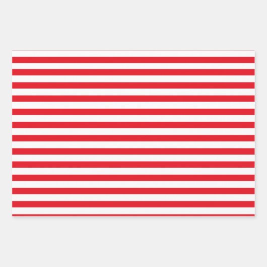 Kerstavond met snoepriet, rood en wit inpakpapier vel (Voorkant 2)