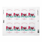 Kerstavond met warme cacaoMarshmallows en snoeprie Etiket (Full Sheet)