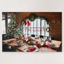 Kerstavond Monogram Food Angels Tradition Legpuzzel