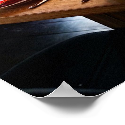 Kerstavond Monogram Food Angels Tradition Poster (Hoek)