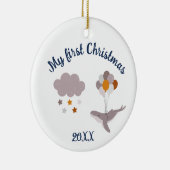 Kerstavond mooie dromen keramische orna keramisch ornament (Rechts)