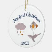 Kerstavond mooie dromen keramische orna keramisch ornament (Links)