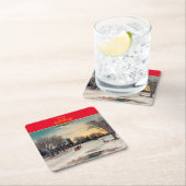 Kerstavond, mooie kunst, kartonnen onderzetters (Insitu)