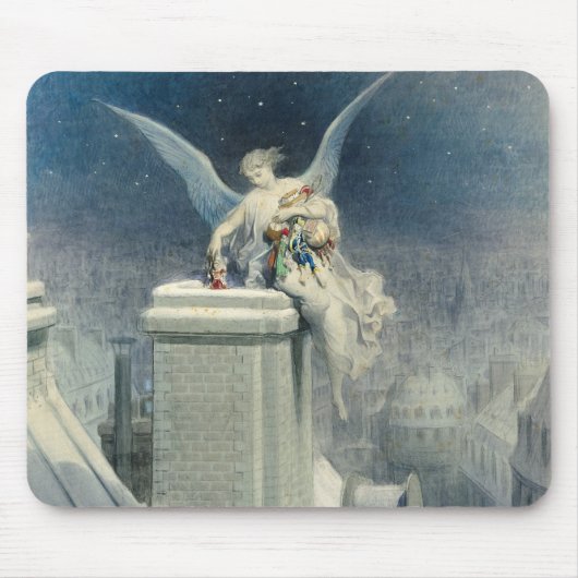 kerstavond muismat (Voorkant)