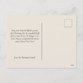  kerstavond nativiteit Christelijk Feestdagenkaart (Achterkant)