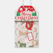 kerstavond Noordpool Express Special Delivery Gif Cadeaulabel (Achterkant)