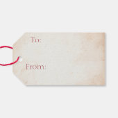 kerstavond op maat cadeaulabel (Achterkant Horizontaal)