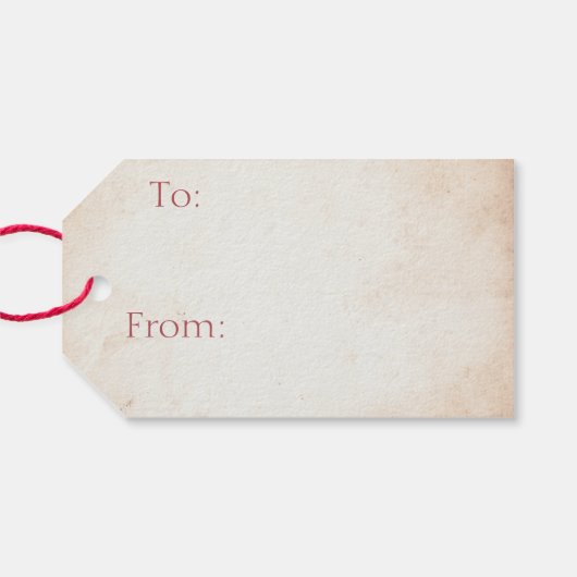  kerstavond op maat cadeaulabel (Achterkant Horizontaal)