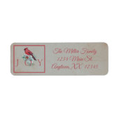  kerstavond op maat etiket (Voorkant)