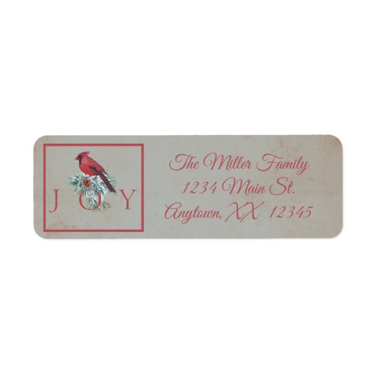  kerstavond op maat etiket (Voorkant)