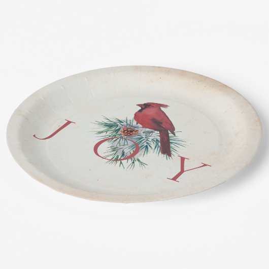 kerstavond op maat papieren bordje (Gekanteld)