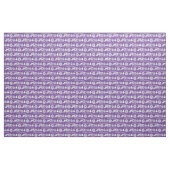 Kerstavond Paars/White Holiday Iconic Pattern Stof (Yard (91,4 cm))