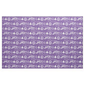 Kerstavond Paars/White Holiday Iconic Pattern Stof (Fat Quarter)