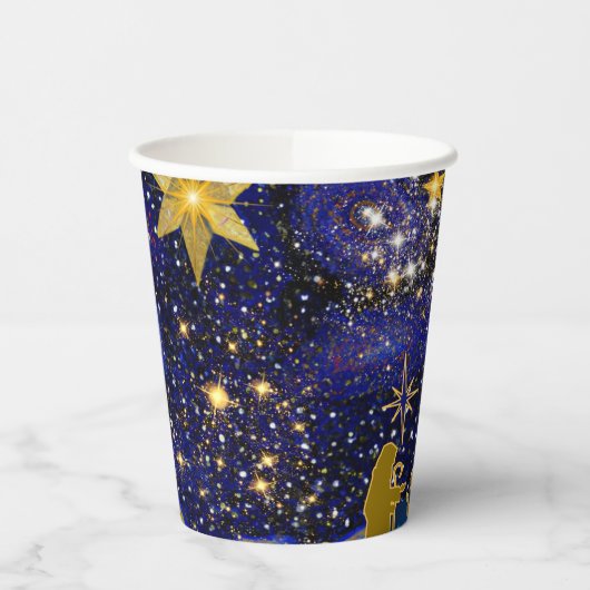 kerstavond papieren bekers (Links)