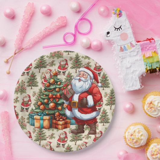 kerstavond papieren bordje (Feest)