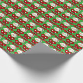 Kerstavond patroon Vakantiedrankpapier Cadeaupapier (Hoek)