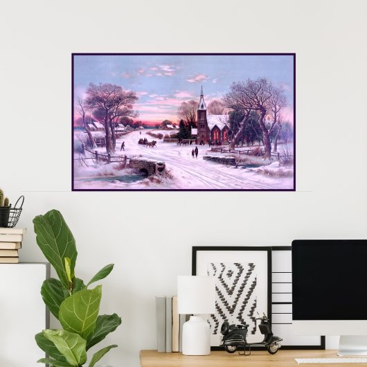 Kerstavond Poster (Thuiskantoor)