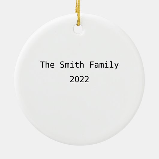 Kerstavond Religie Keramisch Ornament (Achterkant)