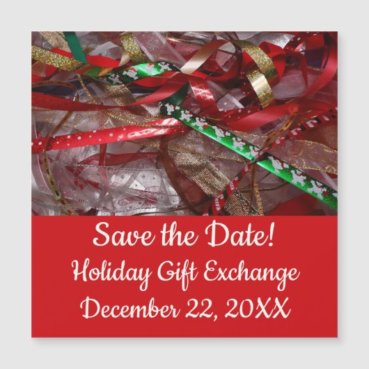 Kerstavond Rood Groen en Gold Holiday (Voorkant)