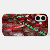 Kerstavond Rood Groen en Gold Holiday Case-Mate iPhone Case (Achterkant (horizontaal))