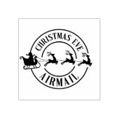 Kerstavond Santa Mail luchtpostzegel Rubberstempel (Afrduk)