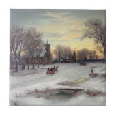 kerstavond tegeltje (Voorkant)