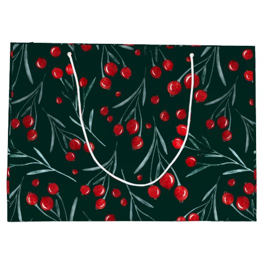 Kerstavond - traditionele kerstverpakking groot cadeauzakje (Achterkant)