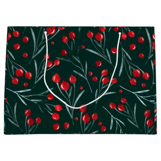 Kerstavond - traditionele kerstverpakking groot cadeauzakje (Voorkant)