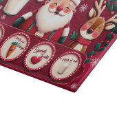 Kerstavond Trekplank voor de Kerstman Snijplank (Hoek)