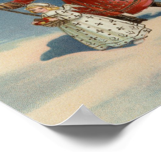 kerstavond |  vakantie poster (Hoek)