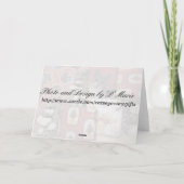 Kerstavond van Bob - Kat / Keukenkerstmis Feestdagen Kaart (Achterkant)