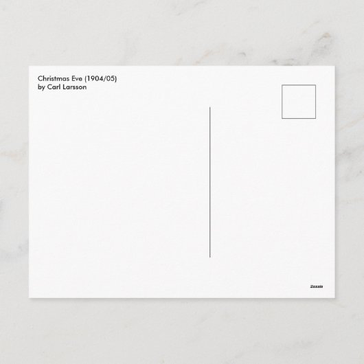 Kerstavond van Carl Larsson,  Feestdagen (Achterkant)