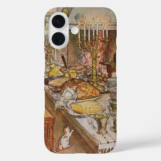 Kerstavond van Carl Larsson,  Feestdagen Case-Mate iPhone Case (Achterkant)