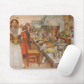 Kerstavond van Carl Larsson,  Feestdagen Muismat (Met muis)