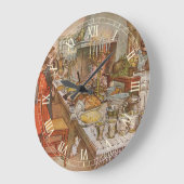 Kerstavond van Carl Larsson, Oude Feestdagen Grote Klok (Hoek)