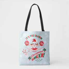 Kerstavond van Cheerleader Tote Bag