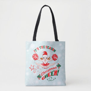 Kerstavond van Cheerleader Tote Bag