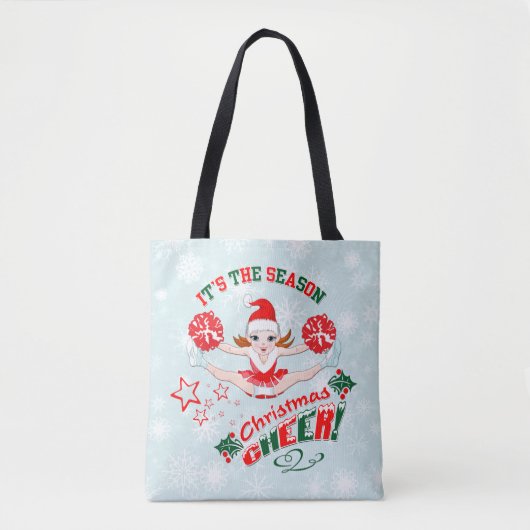 Kerstavond van Cheerleader Tote Bag (Voorkant)