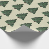 Kerstavond van de stad Gebouwen Zaken/Bedrijf Cadeaupapier (Hoek)