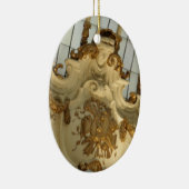 Kerstavond van het Barok-Rococo-paleis Keramisch Ornament (Rechts)