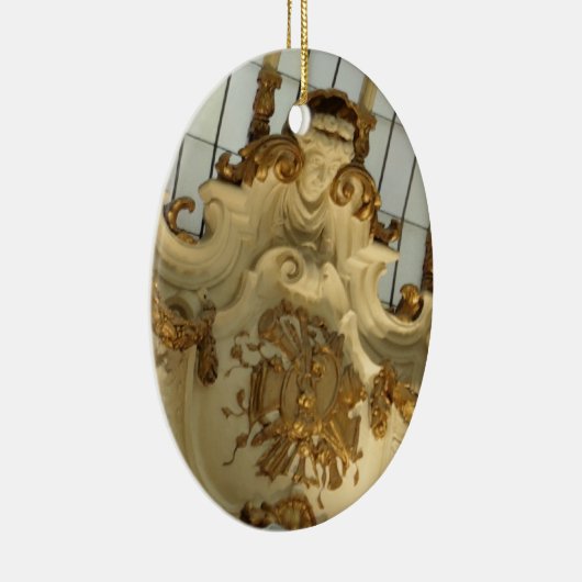 Kerstavond van het Barok-Rococo-paleis Keramisch Ornament (Rechts)